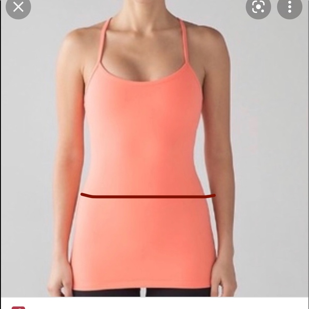 CROPPED lululemon power y tank